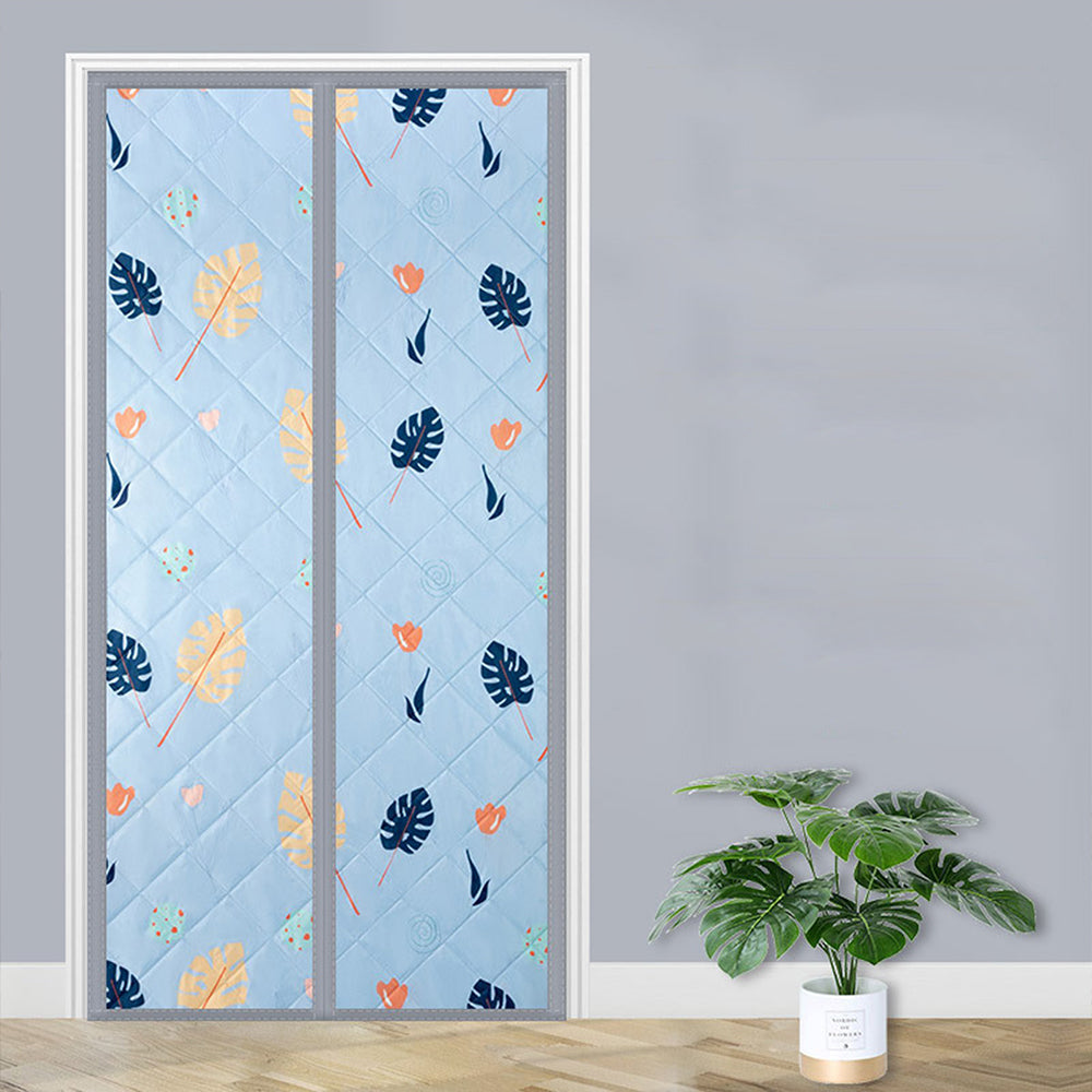 80X205CM Durable Magnetic Closure Thermal Insulated Door Curtain