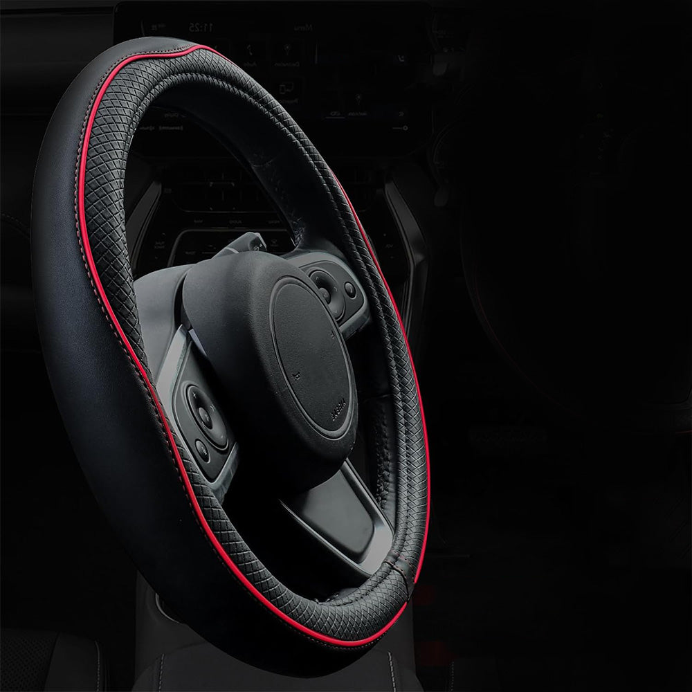 Breathable Microfiber Leather Steering Wheel Cover