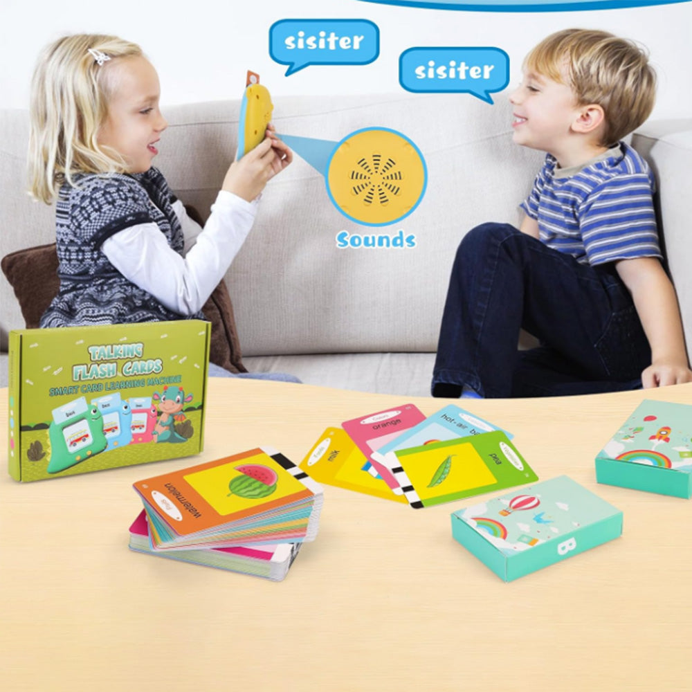 Talking Flash Cards for Toddlers Preschool Words Learning Cards Toy for Kids