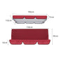 Waterproof Swing Canopy Replacement Swing Seat Sun Shade Cover with Seat Cover