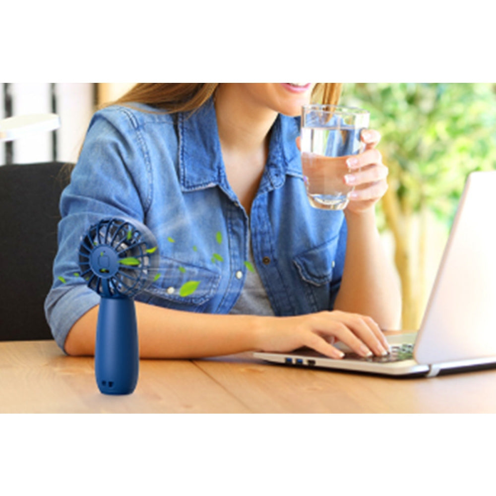 Portable Mini Handheld Fan with 3 Speeds Rechargeable Battery
