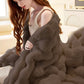 Imitation Rabbit Plush Sofa Cover Soft Faux Fur Throw Furniture Protector