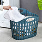 Collapsible Plastic Laundry Basket Folding Washing Clothes Storage Organizer