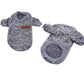 Dog Sweatshirt Pullover Classic Round Neck Soft Clothes for Small Medium Dogs Cats-Grey