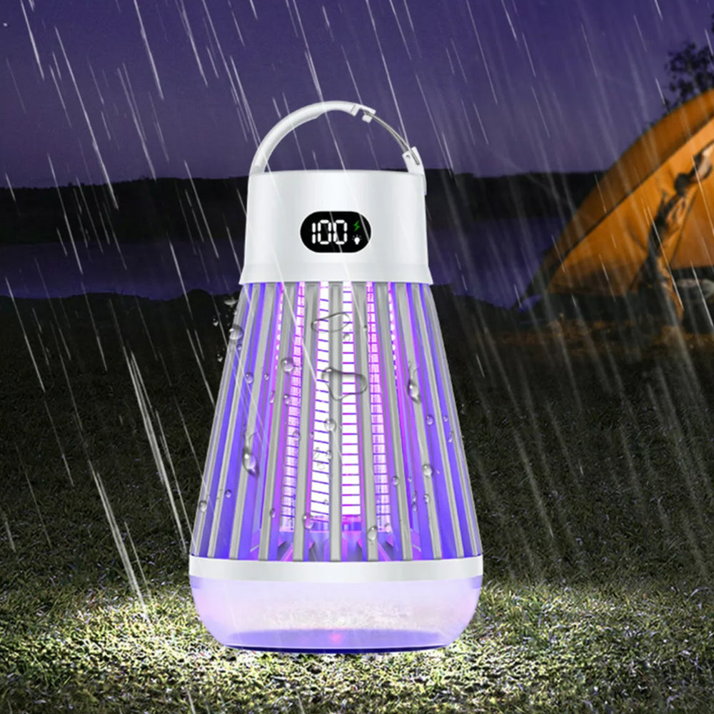 Electric Bug Zapper Portable Rechargeable Mosquito Killer Lamp Insect Fly Trap