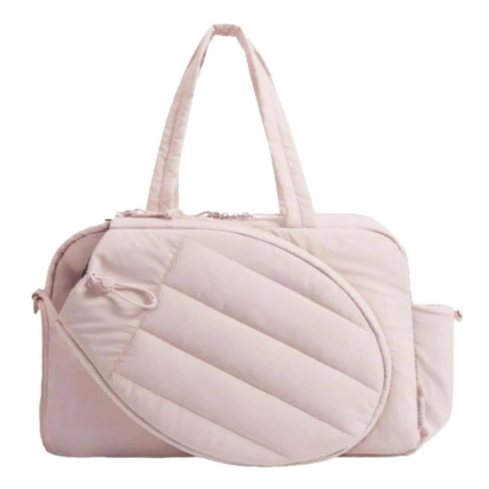 Womens Tennis Gym Bag Sports Tote Fits Two Rackets with Shoe Compartment
