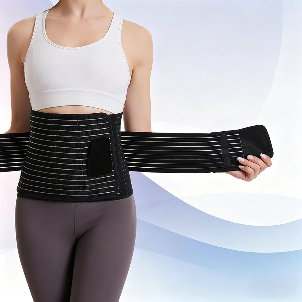 Bamboo Charcoal Fiber Belly Band Adjustable Waist Support for Daily Use