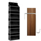5-Tier Over the Door Hanging Storage Organizer with 10 Side Mesh Pockets