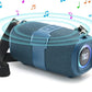 Portable Bluetooth Speaker, Portable Speaker, Bluetooth Speakers Wireless, LED Light Speaker Speakers Wireless Speaker with TF AUX FM for Shower Pool Party