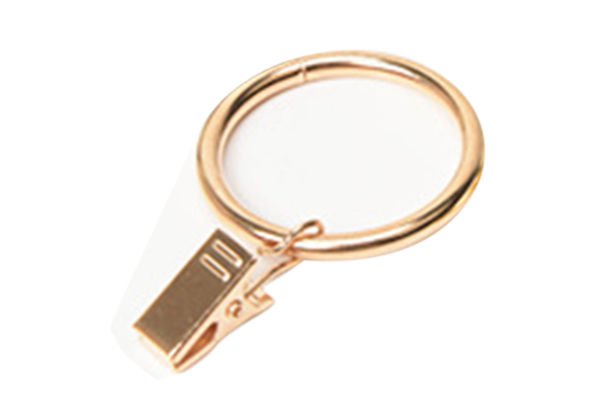 18-Pack Metal Curtain Rings Clips 4.0mm Wire 50mm Inner Diameter