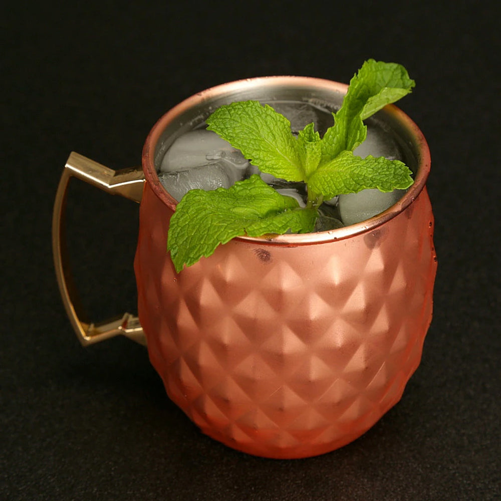 2Pcs Moscow Mule Stainless Steel Mug