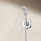 Detachable Suction Cup Shower Head Holder 360 Degree Rotation Adjustment for Bathroom Bathtub Rental Hotel