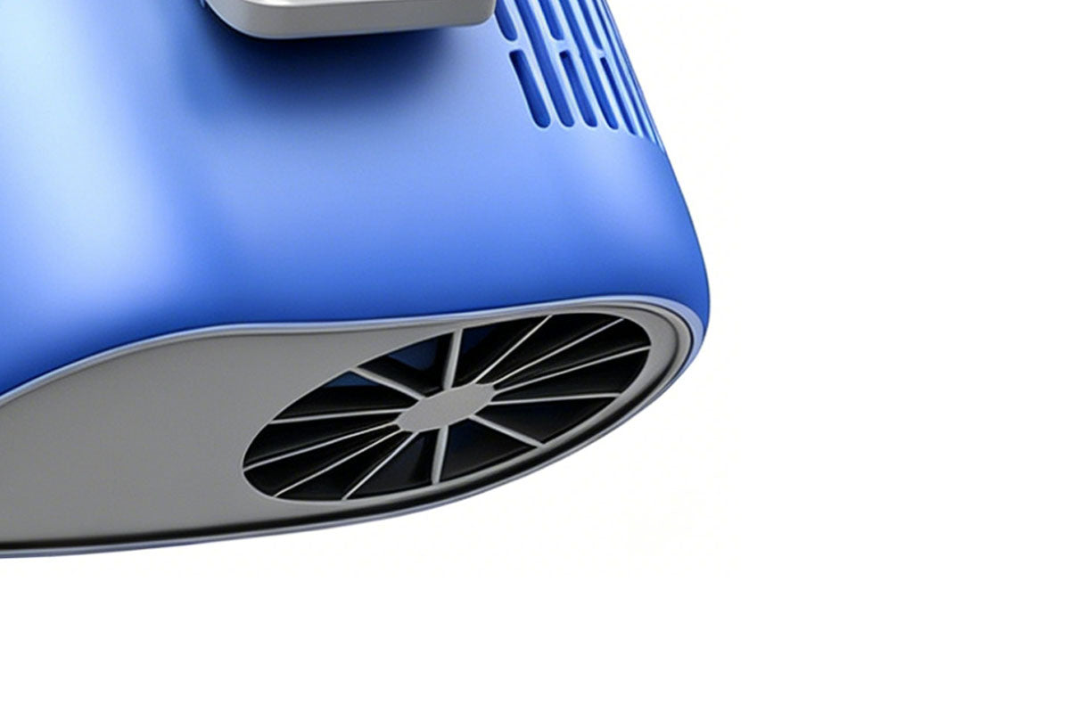 100-Speed Wearable Clip-On Waist Fan 3000mAh Rechargeable Desk Fan