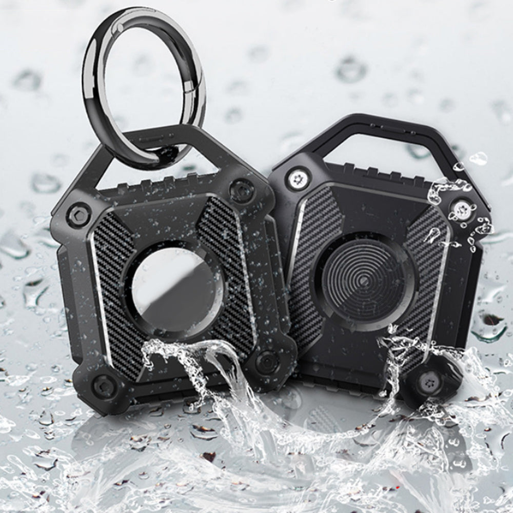 2Pcs TPU Water-Resistant AirTag Protective Cases With Keychain