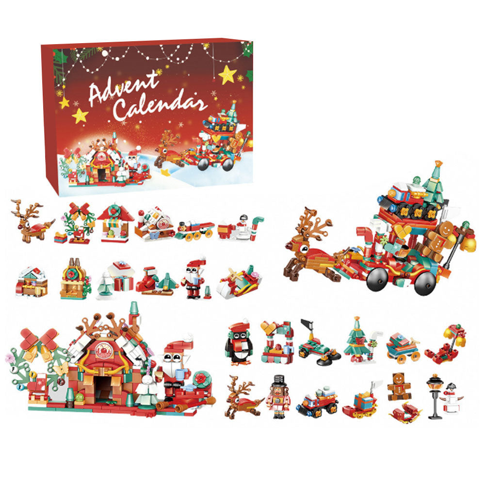 Advent Calendar Christmas Building Block 24 Days Countdown Surprise Box