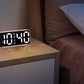 Small Digital Alarm Clock with 6 Dimmers and 5 Alarm Volumes for Bedrooms
