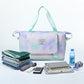 2Pcs Gradient Color Expandable Large-Capacity Travel Foldable Duffle Bag
