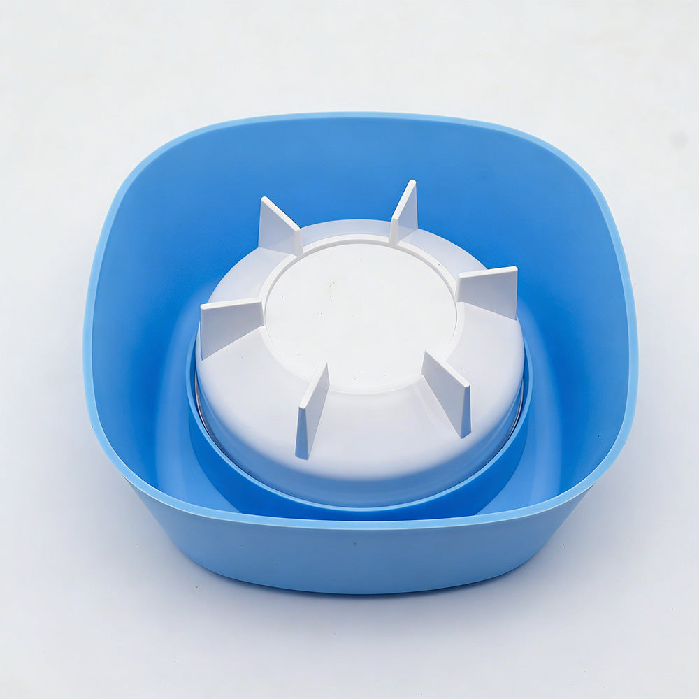 Slow Feeder Dog Bowls With Rolling Ball Anti-Choking For Liquid Treat