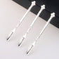 6Pcs Mini Metal Scoop Portable Small Sampling Spoon for Spice and Coffee