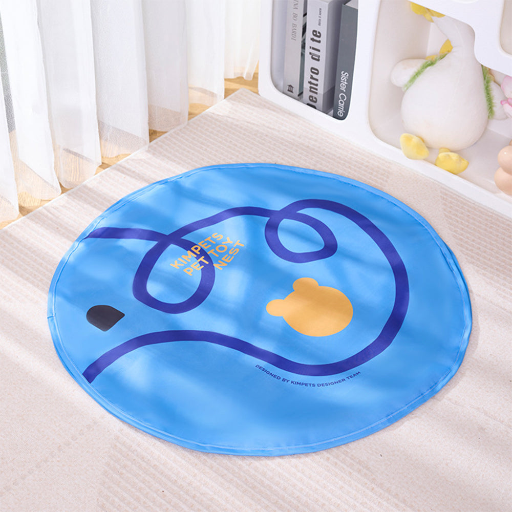 Interactive Cat Toys Fast Moving Ball in Play Mat Automatic Motion Activated Ball Hide and Seek