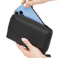 Travel Wallet Genuine Leather Card Holder Wallet with Zipper