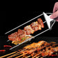 2Pcs 3-Way Stainless Steel Grilling Sticks for BBQ Kebab