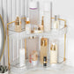 2 Tier Corner Bathroom Counter Makeup Storage Rack