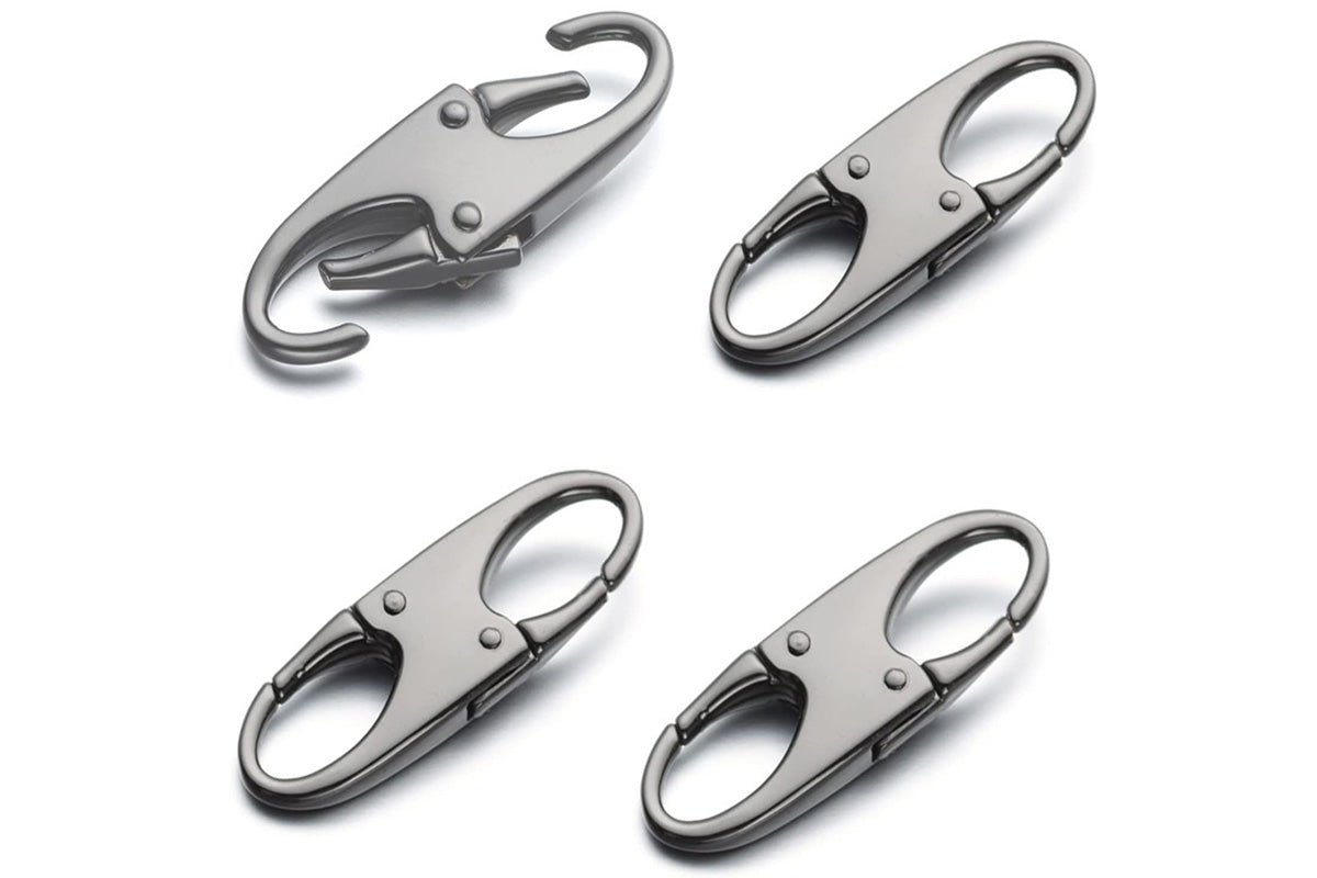 4Pcs Zipper Pull Replacement with Lock for Luggage and Suitcases