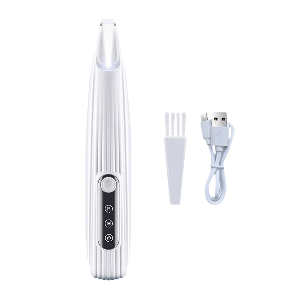Pet Micro Precision Trimmer Pet Hair Clippers Waterproof Rechargeable Pet Shaver with LED Light