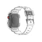 2Pcs Transparent Sports Wristband Replacement Strap for Apple Watch