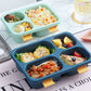 Portable Microwaveable Lunch Box Bento Box-4-Compartment