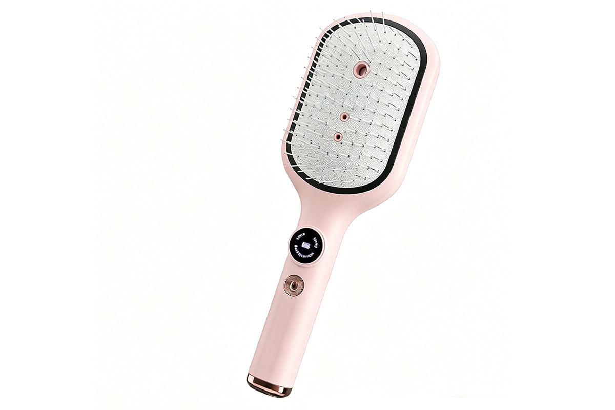 Electric Scalp Massage Comb Spray Vibrating Hair Brush Hair Care Massager