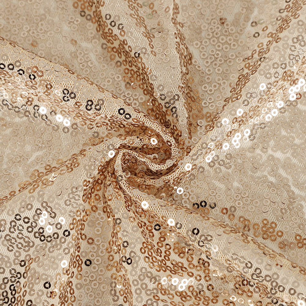 High Density Sequin Table Runner for Weddings Parties and Holidays-Gold