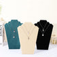 2Pcs Foldable Flannel Necklace Jewelry Bust Display Stands