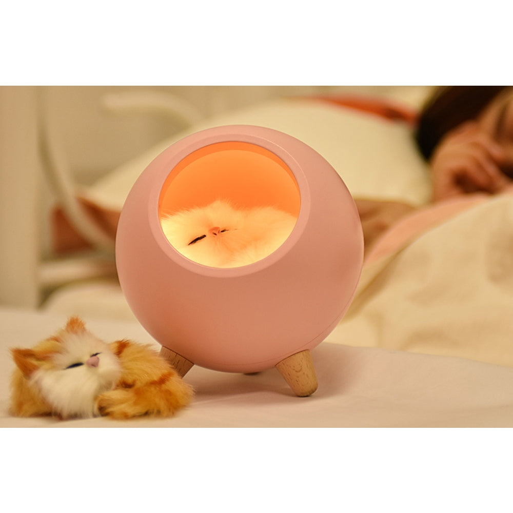 LED Cat Night Light for Bedroom Room Decoration Table Bedside Sleep Lamp