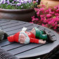 Funny Drunk Garden Gnome Patio Ornament Rude Passed Out Statue for Yard Decor