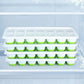Large Capacity Ice Cube Tray Set with Storage Container and Scoop