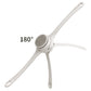 Electric Body Back Scrubber for Shower Dual Handle Bath Brush for Exfoliating Massage