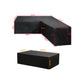 2Pcs Water Resistant L-Shape Sectional Sofa Protector Cover-1 sectional cover + 1 table cover
