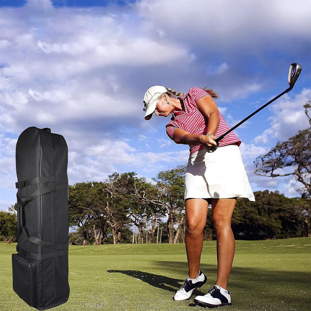 Golf Travel Bag 900D Oxford Cloth with Wheels Meets Airline Requirements