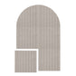 Large Arched Felt Bulletin Board with 30 Push Pins for Home Office School