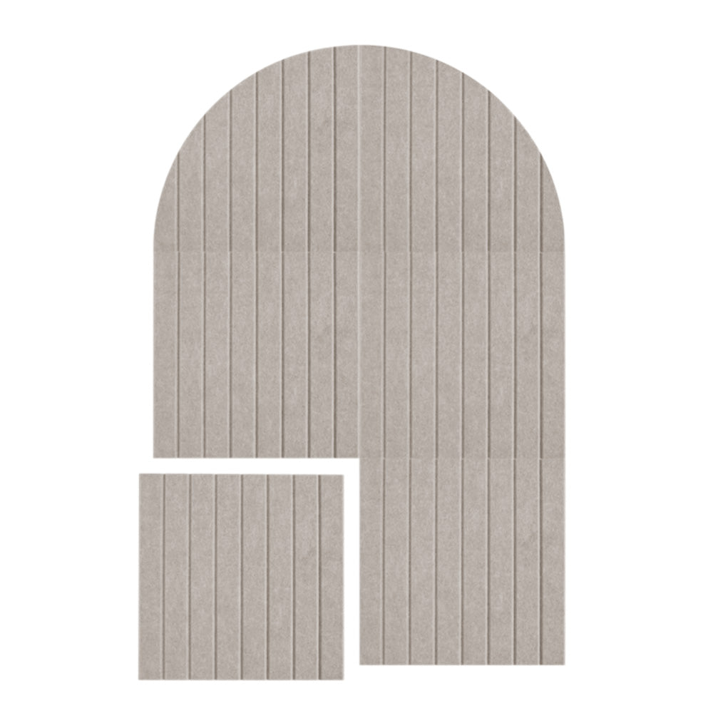Large Arched Felt Bulletin Board with 30 Push Pins for Home Office School