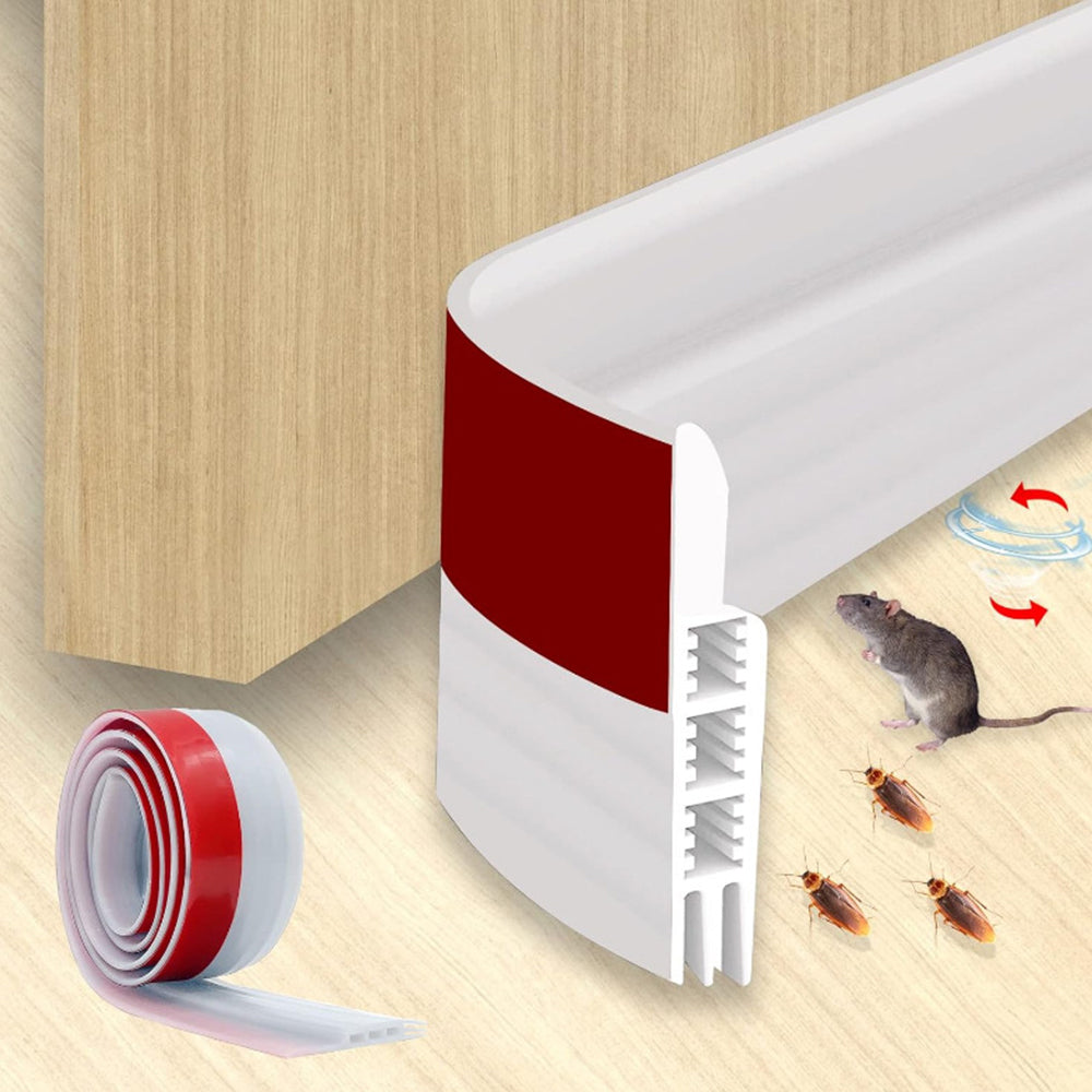 3 Self-adhesive Silicone Door Draft Seal Strip