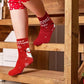 12 Pairs Christmas Sock Advent Calendar Blind Box 24 Days Countdown Calendar