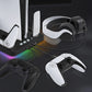 Gaming For PS5 Slim Pro Docking and Cooling Station Charger Headset Holder With RGB Light