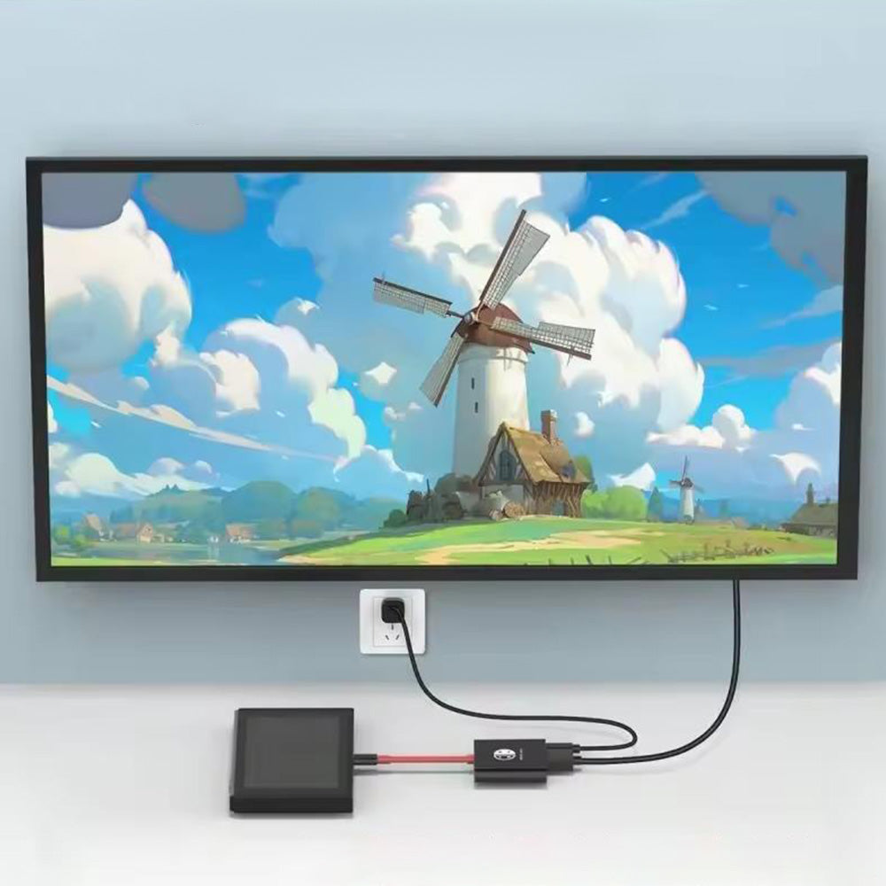 3in1 Dock for Nintendo Switch  4K HDMI Docking Station USB 3.0 100W Travel Adapter