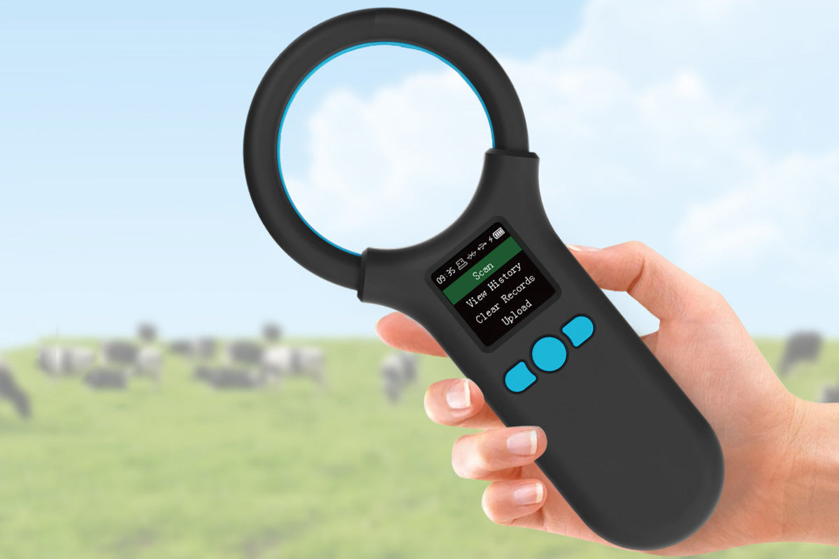 Pet Microchip Reader 134.2KHz/125KHz Dog Chip Scanner Animal ID Tag Scanner