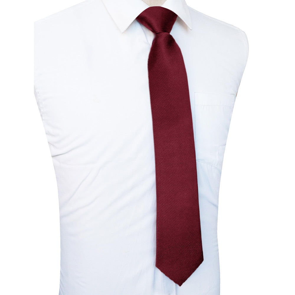 Men Pre-Tied Zip Necktie 8 cm for Wedding Business Formal Wear