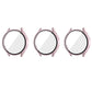 3Pcs Full-Screen Protector Case Hard PC Cover for Samsung Galaxy Watch 6