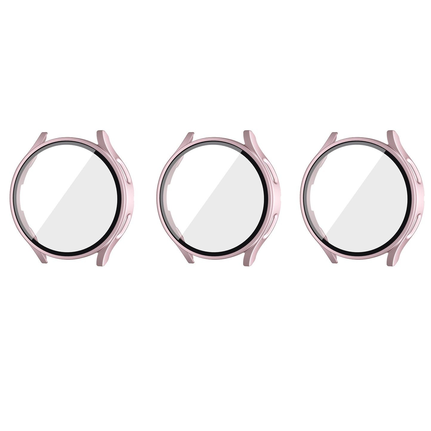 3Pcs Full-Screen Protector Case Hard PC Cover for Samsung Galaxy Watch 6